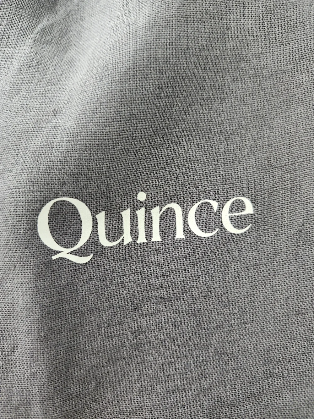NWT Quince European Linen Duvet Cover Set Full/Queen Night Fall Gray
